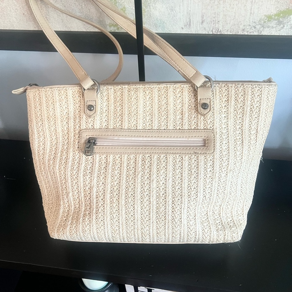 Sakroots Summer Peach Floral Tote Bag - Picture 3 of 5